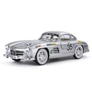 Mercedees Benz 300SL Modified Alloy Diecast Pullback Metal Car Toy