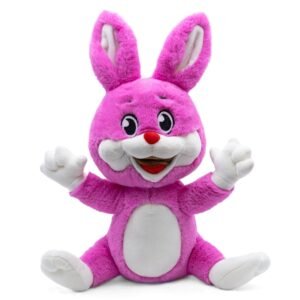 Cute Pink Happy Bunny Soft Toy