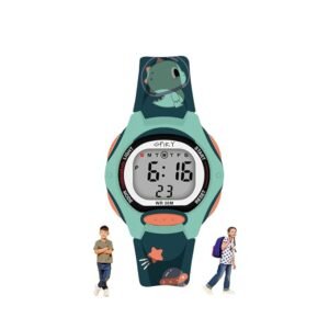 SPIKY Digital Sports Watch for Kids | Multifunctional, Luminous Display, Alarm & Day Function | Water Resistant & Silicone Strap | Best Birthday Gift Wrist Watches for Girls & Boys | Age 2-14 yrs