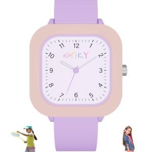 SPIKY Analog Watch for Kids | Water Resistant & Lightweight | Durable & Soft Silicone Strap | Unisex Best Birthday Gift | Casual Analogue Wrist Watches for Boys & Girls | Age 2-14 yrs