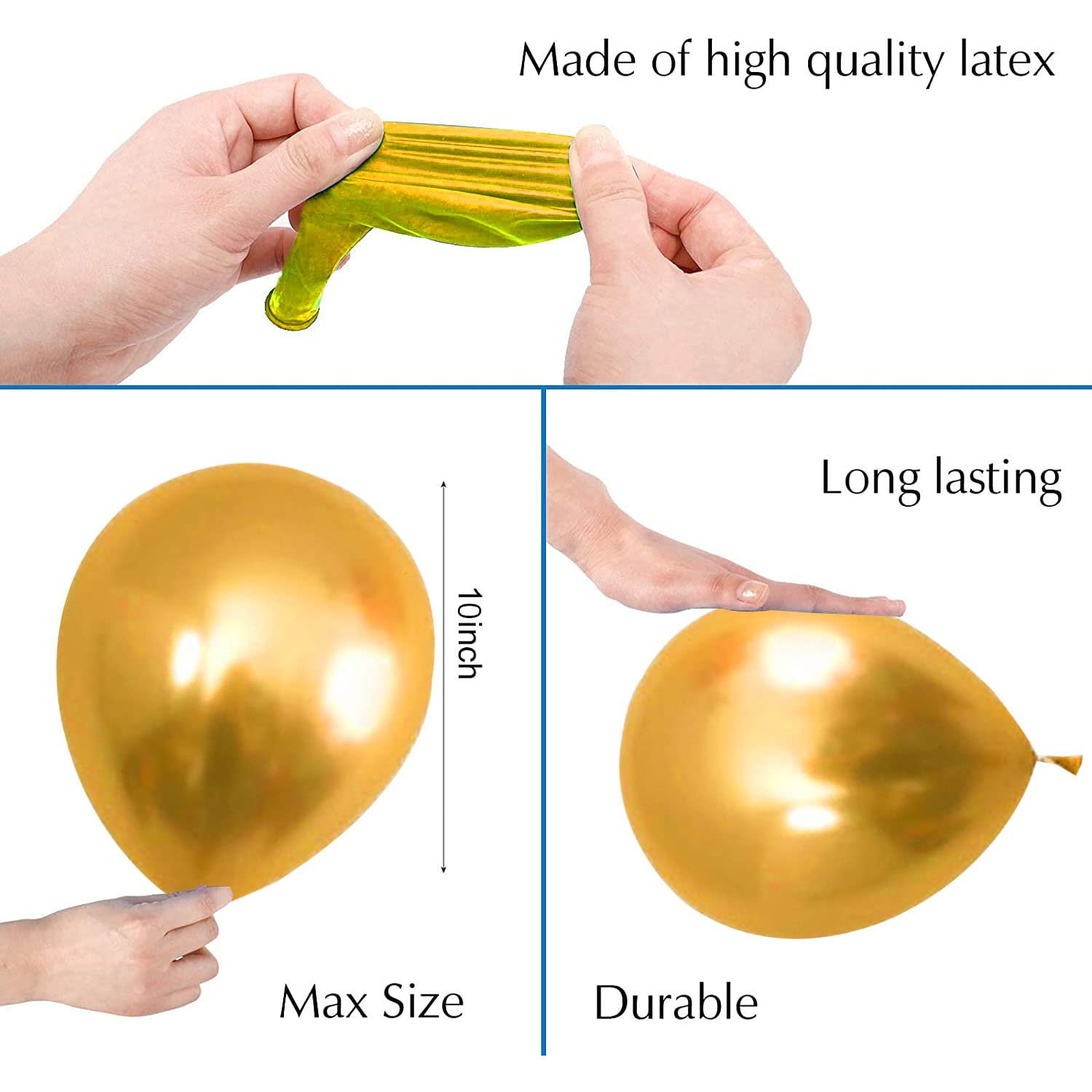 Party Propz Rubber Mermaid Theme Birthday Decorations-Cute 62 Pcs Birthday Decoration Items For Girl|Under The Sea Theme Birthday|Birthday Decorations For Girls|Mermaid Balloons Purple Blue Golden - Image 2