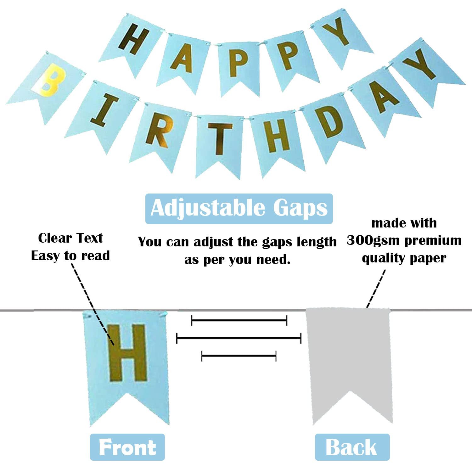 Party Propz Rubber Mermaid Theme Birthday Decorations-Cute 62 Pcs Birthday Decoration Items For Girl|Under The Sea Theme Birthday|Birthday Decorations For Girls|Mermaid Balloons Purple Blue Golden - Image 5