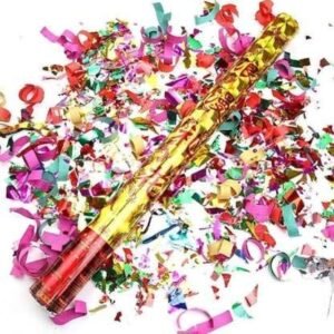 Style Creation Confetti for Any Party, Anniversary, Birthday Confetti/Party Popper/air Sparkle/Sparkle Shooter-12 Inch (Pack of 5)