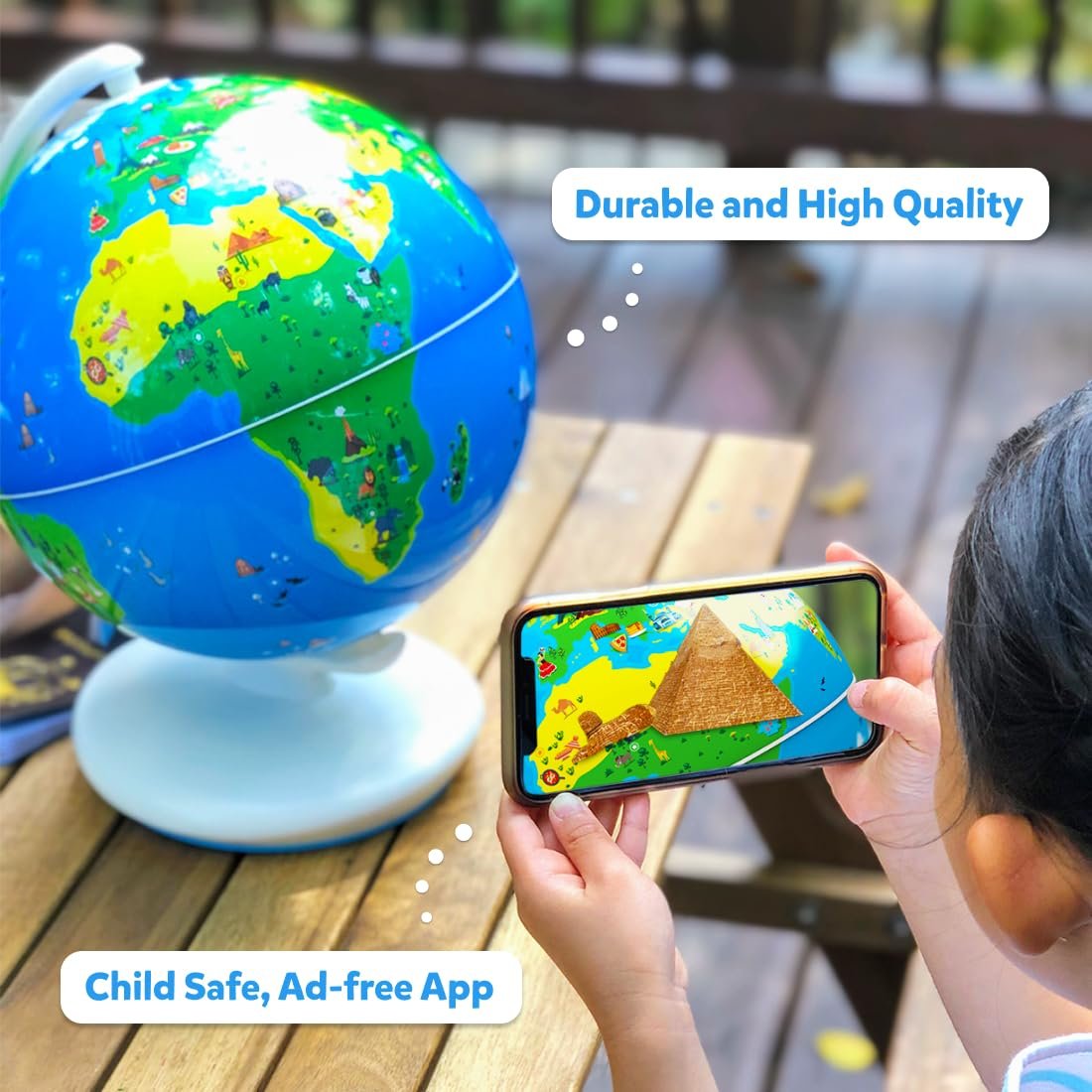 PlayShifu Globe for Children – Orboot Earth: Interactive Kids Globe with 1000+ Facts on Animals, Places & Monuments | Tech-Powered Learning Toy & STEM Gift for Kids Ages 4–10 - Image 8