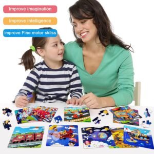 Chocozone Pack of 12 Jigsaw Puzzles (16pc Puzzle) Birthday Gifts for Kids Return Gifts for Birthday for Boys & Girls
