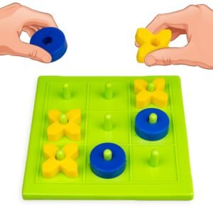 3D Tic Tac Toe Classic Mind Challenging Cross & Zero Family Board Game for Kids & Adults
