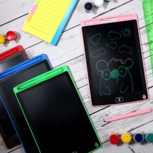 Pack of 12 LCD Writing Tablet Doodle Board for Kids Electronic Toys 8.5 Inch Colorful LCD Writing Board Electronic Tablet LCD Erasable Drawing Pad, Birthday Return Gift Giveaway Party Favor