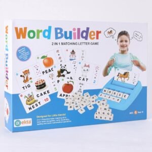 Word Builder 2 in 1 Letters Matching Game, Educational Game for Pre-School Kids