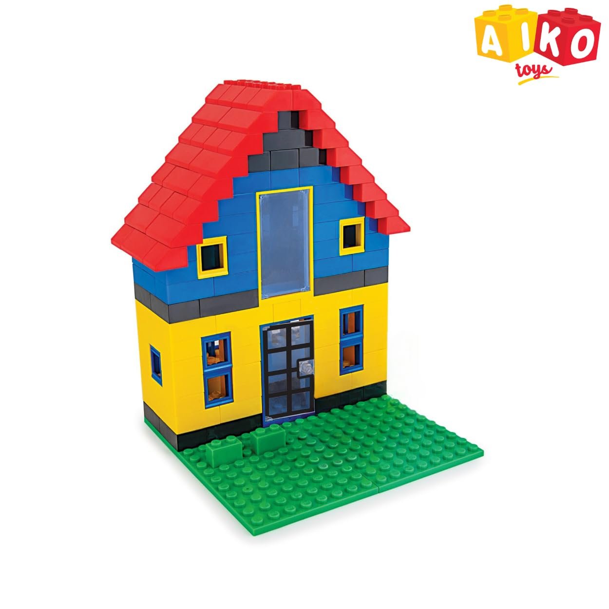 Town House Set No.5 | 240 Pcs ABS Plastic Building Blocks | Multi-Colour Construction Toy for Kids | Learning & Educational Blocks with Idea Booklet| Best Gift for Boys & Girls 4+ - Image 6