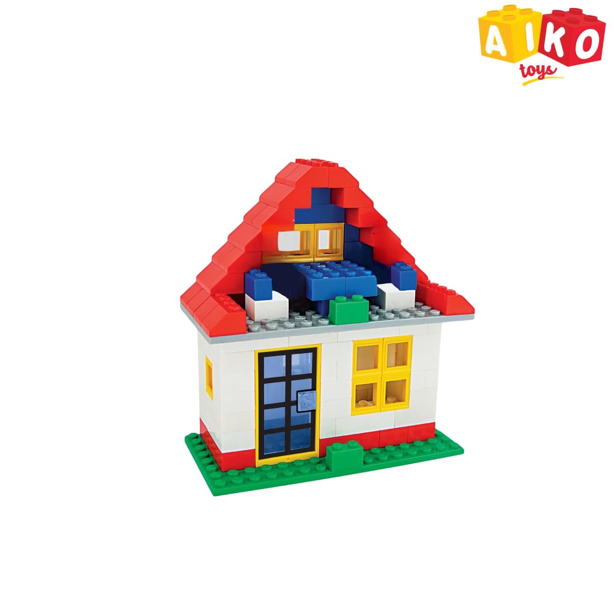 Town House Set No.3 | 158 Pcs ABS Plastic Building Blocks | Multi-Colour Construction Toy for Kids | Learning & Educational Blocks with Idea Booklet | Best Gift for Boys & Girls - Image 2