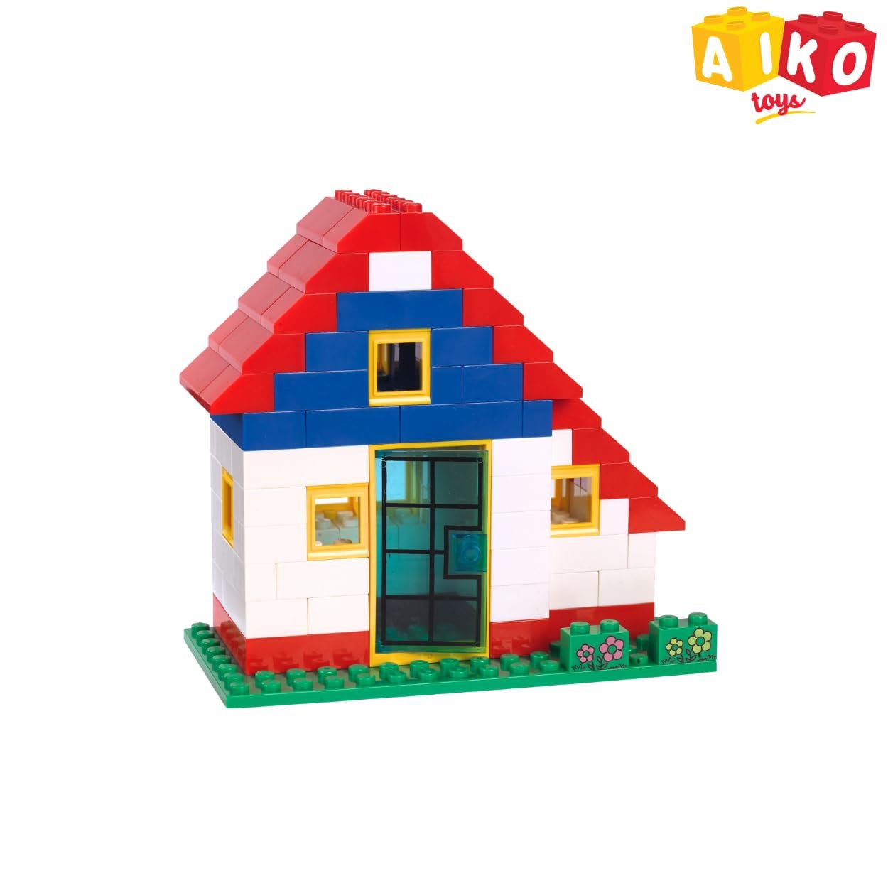 Town House Set No.3 | 158 Pcs ABS Plastic Building Blocks | Multi-Colour Construction Toy for Kids | Learning & Educational Blocks with Idea Booklet | Best Gift for Boys & Girls - Image 7