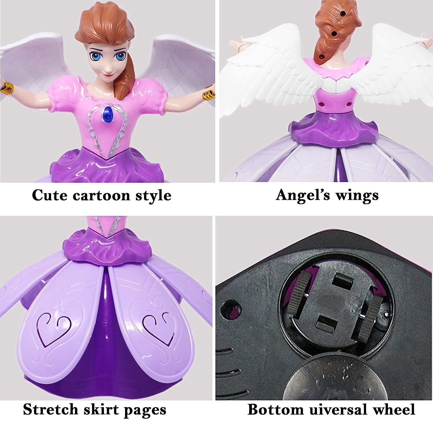 Goyal's Angel Girl Musical Dancing Rotating Toy with Attractive Multi Color Flashing Lights for Kids - Image 5