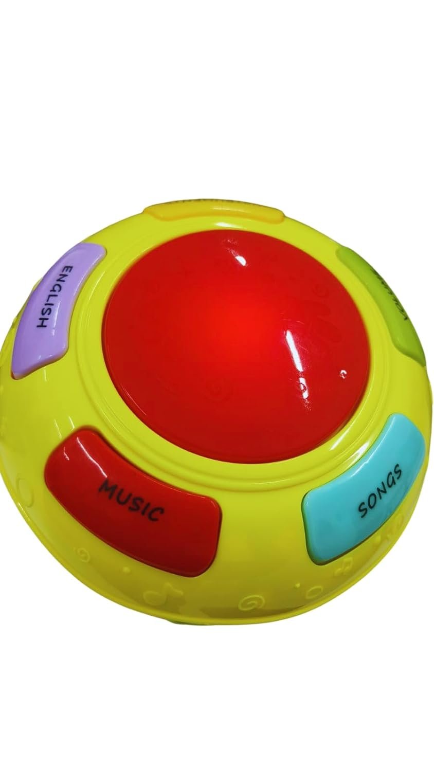 Rolling Drum Musical Toy with Lights, Rechargeable, Ages 2+, Multi-Colour - Image 4