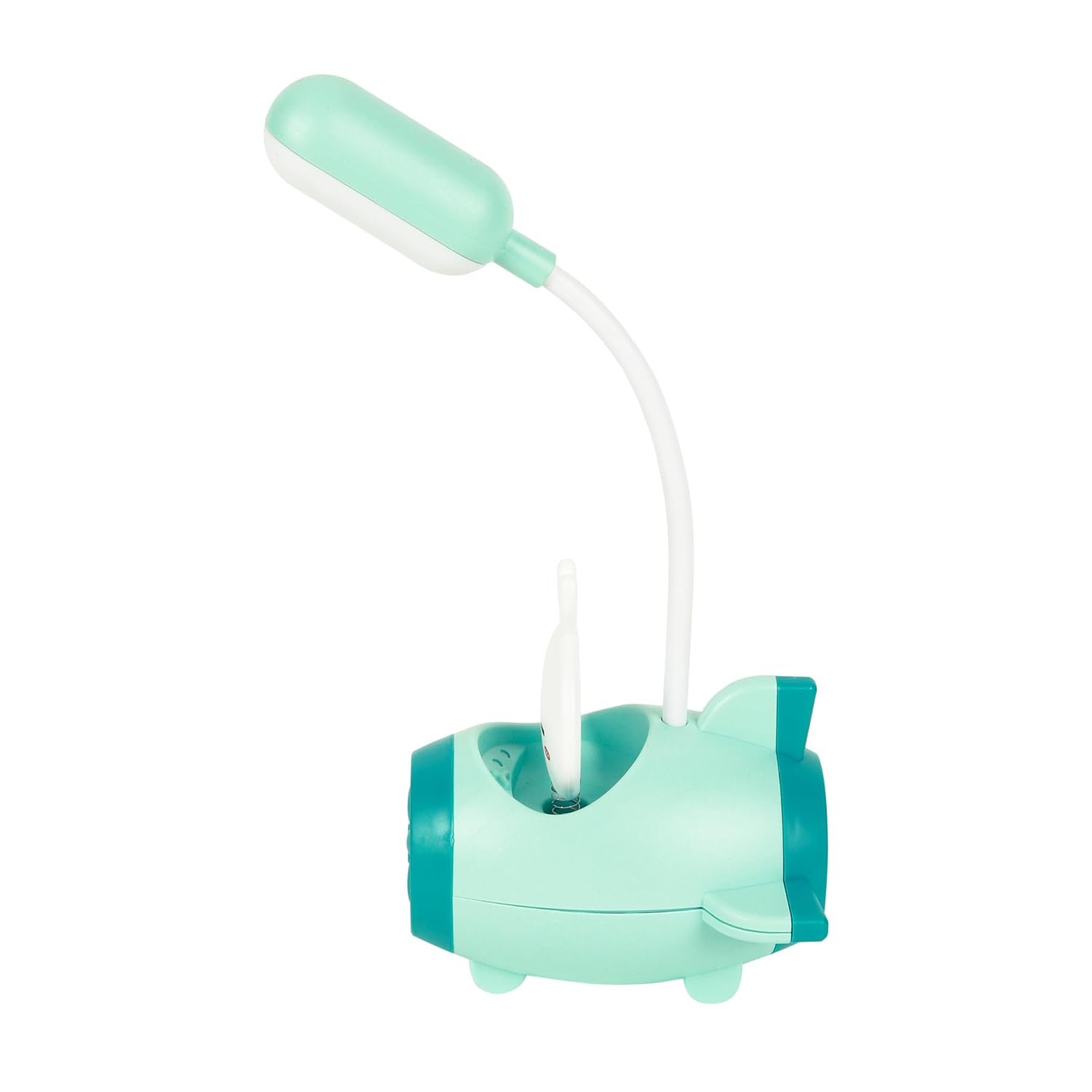 Lexton LED Study Table Lamp Aeroplane Shaped for Kids | Rechargeable Desk Lamps for Study Room with Pencil Sharpener | USB Warm Light LED Children Study Table Lamp | (Yellow,Pack of 1) - Image 7