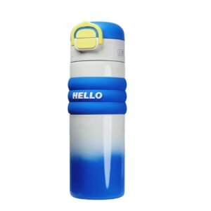 QUIRA Hello Dream Vacuum Insulated Stainless Steel Water Bottle, Leak‑Proof Portable Travel Mug with Handle,