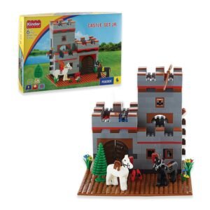 Peacock Castle Set Junior Building Blocks – 450-Pieces | Toy for Kids Ages 6+ Years | Educational DIY Playset for Imaginative Play & Skill Development | Creative Construction & Learning | Toys & Games