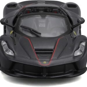 Bburago - 1/43 Scale Model Compatible with Ferrari Signature Series La Ferrari Aperta 2016 Sports Car Model (Black)