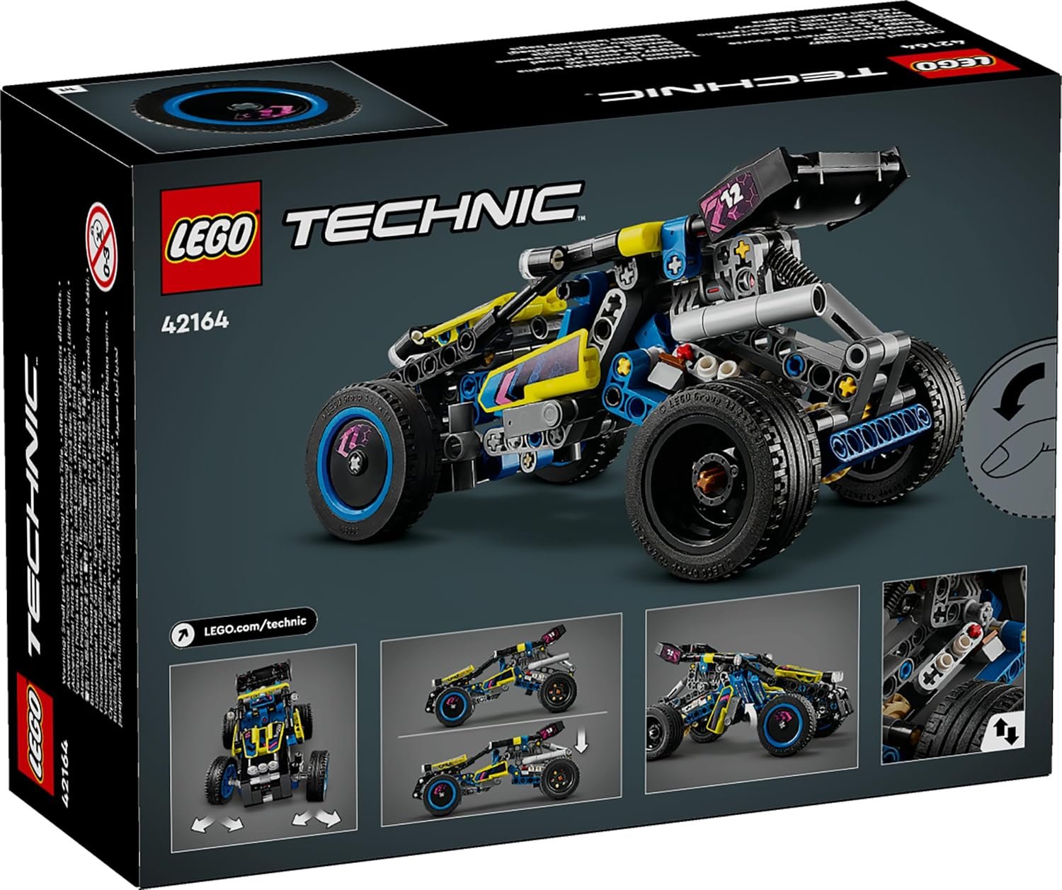LEGO Technic Off-Road Race Buggy Car Toy 42164 Building Blocks Toys for 8+ Gift for Boys and Girls - Image 2