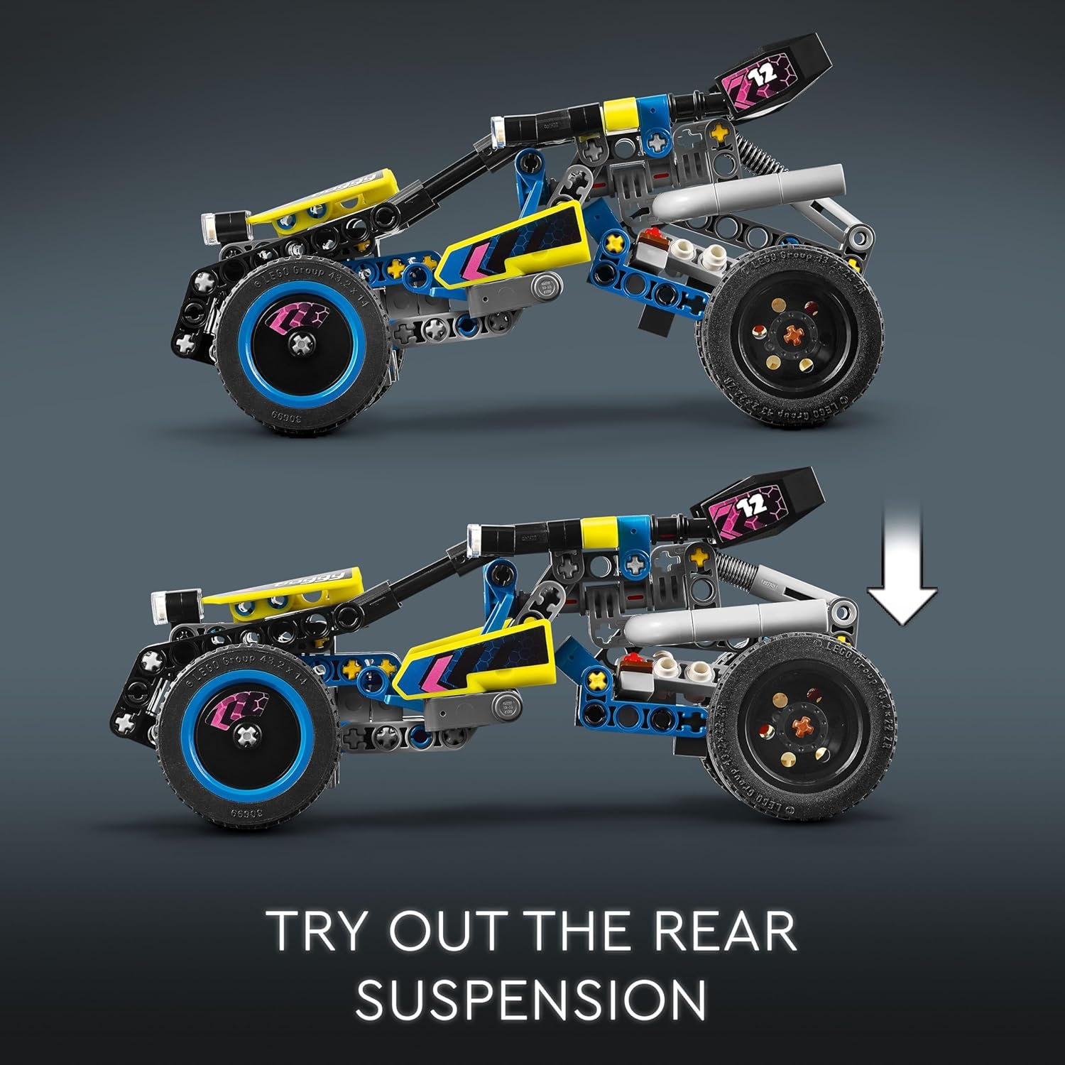 LEGO Technic Off-Road Race Buggy Car Toy 42164 Building Blocks Toys for 8+ Gift for Boys and Girls - Image 8