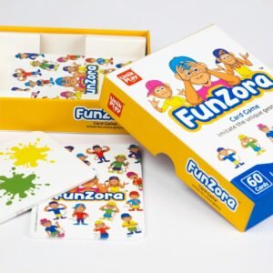 JH00701 (5) Educational Game FunZora Card Game for Kids and Girls Ages 4 and up | Easy to Learn Playing Card Games for Family Fun | Brain Games