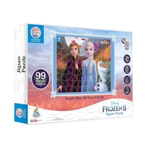 99 Pieces Disney & Marvel Series Jigsaw Puzzle for Kids. Puzzle Size 44.5cm X 37cm (Frozen II)