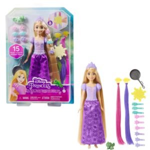 Disney Mattel Princess Toys, Rapunzel Doll with Color-Change Hair Extensions&Hair-Styling Pieces, Inspired by The Movie??