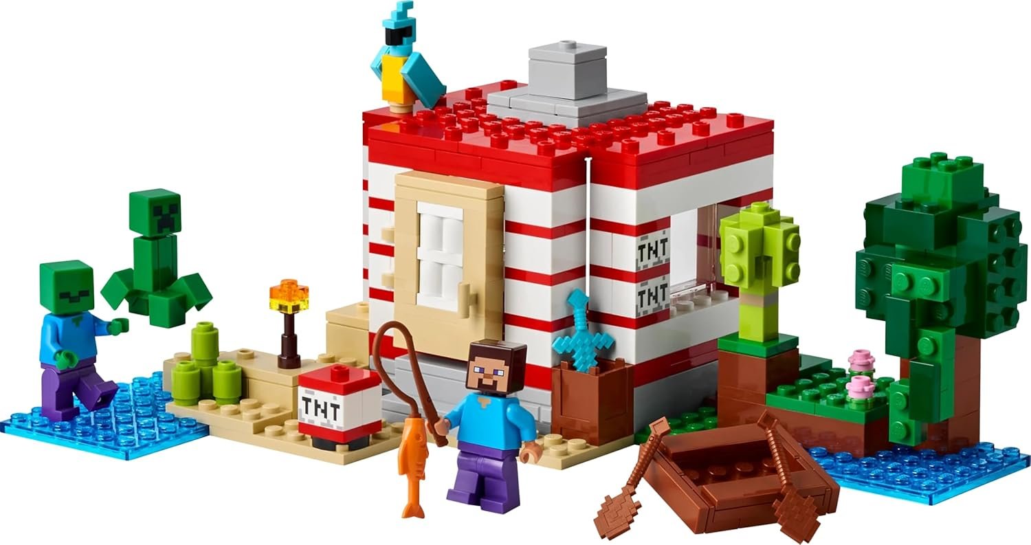 LEGO Minecraft The TNT Jungle House, Video Game Collectible Toy 21275 Building Blocks Toys for 8+ Gift for Boys and Girls - Image 3