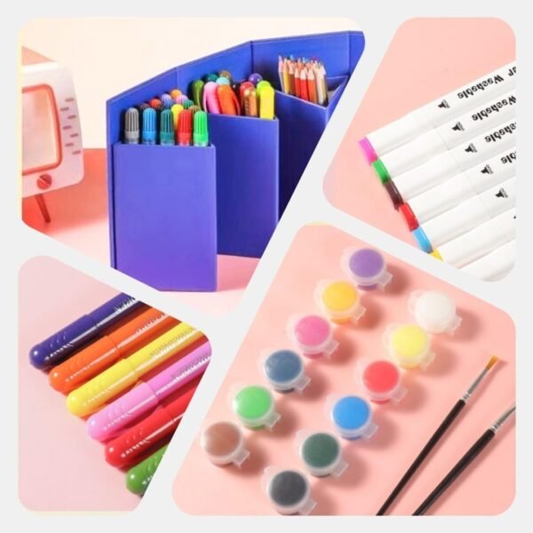 JOYHUB 83 PC Art Drawing All Colour Set for Kids | Kids Drawing ...
