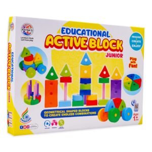 Building Block Toys for Kids.Age(2 to 6) Multicolour (Active Blocks Junior)