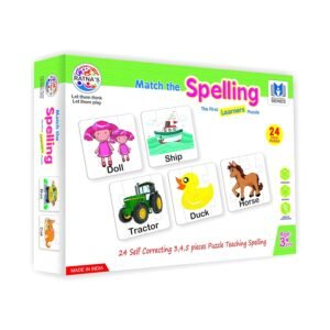 Educational Jigsaw Puzzle Range for Kids (Match The Spelling)