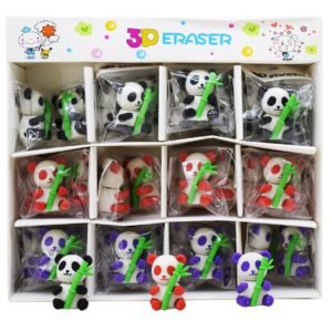 JOYHUB 24 Pcs Panda Erasers for Kids Birthday Return Gifts Panda Theme Party Boys Girls