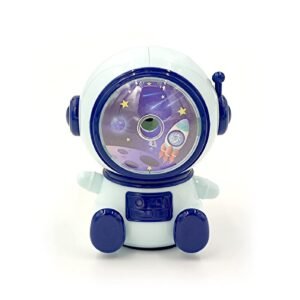 JOYHUB Space Astronaut Pencil Sharpener for Kids, Table Sharpener Machine, Birthday Return Gift, Pencil Cutter Machine, Sharpeners for School Supply and Office (Pack of 6, Random Colour)