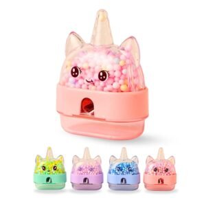 JH01117 (1) JOYHUB Pencil Sharpener with Dust Collector for Kids – Kawaii Sharpener for Pencil Sharpener for Kids, Fancy Sharpeners, School & Office Stationery Kit, Best Birthday Return Gifts (Unicorn, Pack of 12)