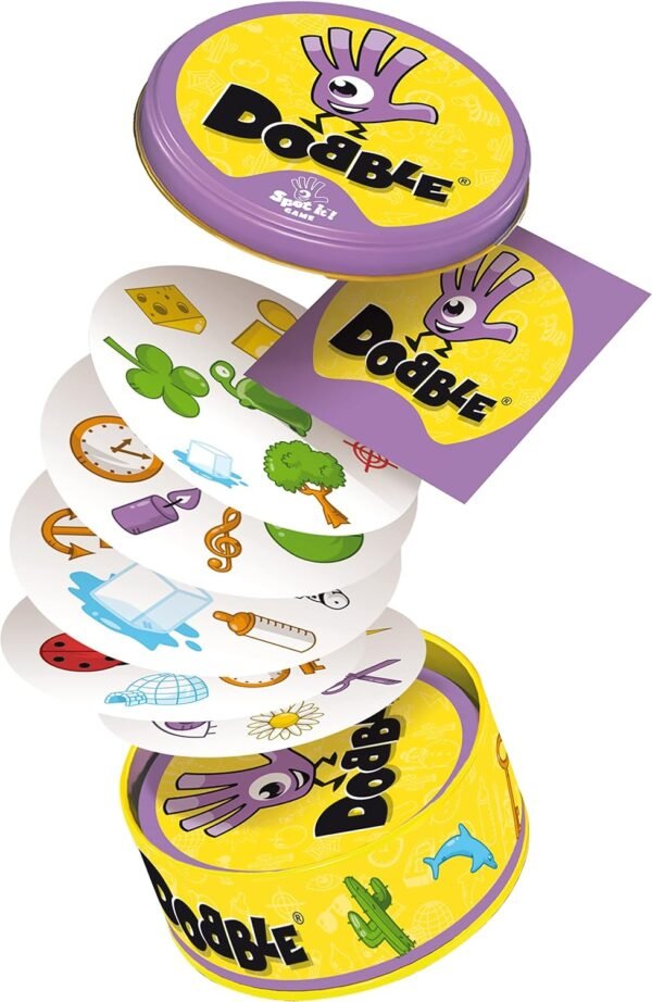 Perception Card Game Kid's Dobble, Visual Perception Card Game (Multicolour, Ages 6 and ...