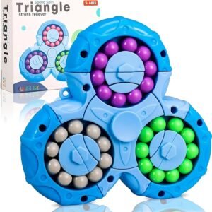 Colour and Pattern Matching Montessori Slide Puzzle Game for Kids (Multicolor) (Spinner & Bead Puzzle)