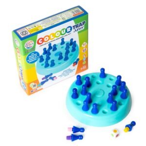 RATNA'S Colour Trap Junior Strategy & Memory Game for Kids, Memory Chess Game, Board Games Toys for Boys and Girls 5-14 Years, birthday return gift , set of 6