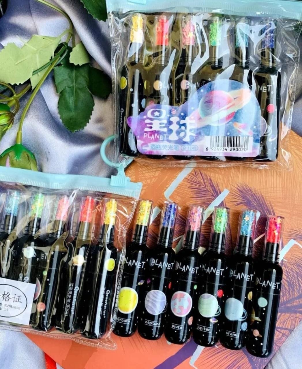 JOYHUB Highlighter For Boys (12 Set 72 Pcs) Space Marker Pen, Different Colour Highlighter For Kids, Return Gifts For Kids, Highlighter Marker For Stationery Items For Kids - Image 2