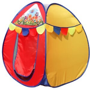 Igloo Type Foldable Popup Small Size Kid's Toys Play Tent House for Indoor & Outdoor, Suitable for 1 Year to 6 Years (Small Size Multicolour)