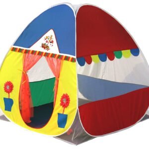 Igloo Type Foldable Popup Big/Jumbo Size Kid's Play Tent House (Big Size Window-Multicolour)