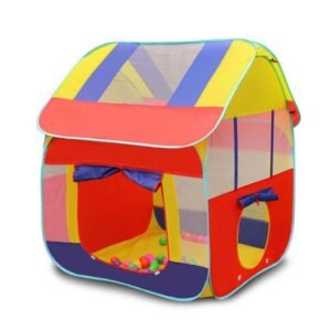 Foldable Kids Children's Indoor Outdoor Pop up Play Tent House Toy with Spacious Play Area | Lightweight Multicolor Pop-Up Kids Playhouse for Boys & Girls 3+ Years
