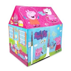 Peppa Pig Theme Play Tent House For Kids Toys For 2 3 5 6 To 8 Years Old Girls Boys|Water Repellent Big Size|Bis Approved,Multicolor