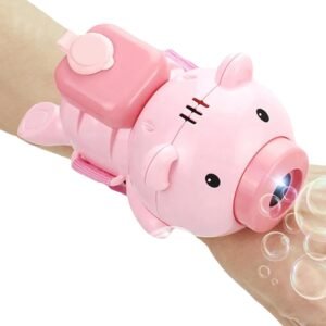 Bubble Machine for Kids – Automatic Bubble Gun Toy with Leak-Proof Design & Bubble Solution | Outdoor Toys for Kids Boys & Girls