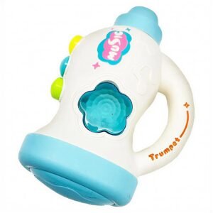 Musical Trumpet Toy for Kids - Funny Trumpet with Lights & Sounds, Cheerful Melodies Sound, Early Learning Music Toy for Boys & Girls 
