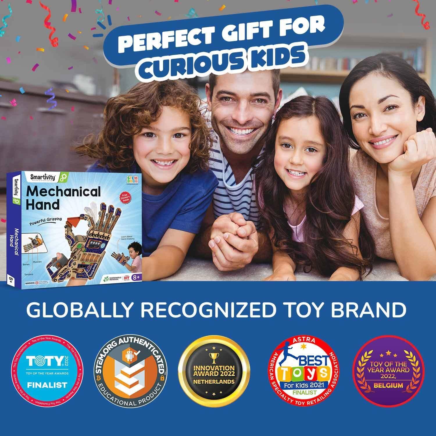 Smartivity Robotic Mechanical Hand Toy for Kids 8-10-12-14 Years Old | Parents Choice Award Winner I Birthday Gifts for Smart Kids | Superhero Toy for Boys & Girls 8,9,10,11,12,13,14 - Image 3