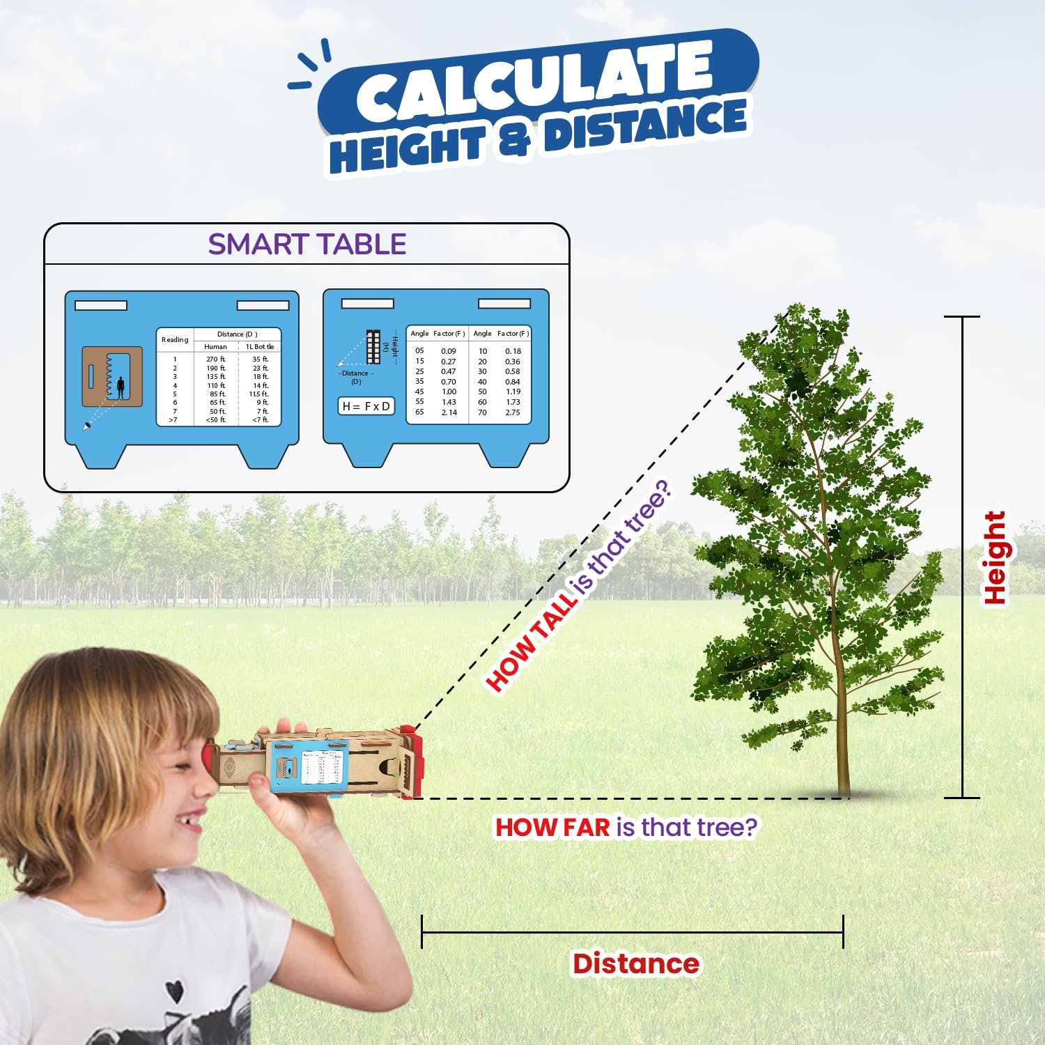 Smartivity Telescope Toy for Kids Age 8, 9, 10, 11, 12, 13, 14 Years Old | Measure Height & Distance | Birthday Gift for Boys & Girls | DIY Science Toys for Kids 8-14 Years - Image 5