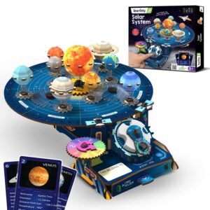 JH01264 (1) Smartivity DIY Solar System Kit | Gear-Driven Working Model of Planets | Birthday Gift for Boys & Girls 8-14 YearsI Build, Rotate & Explore Astronomy | Learn Solar System & Science Facts