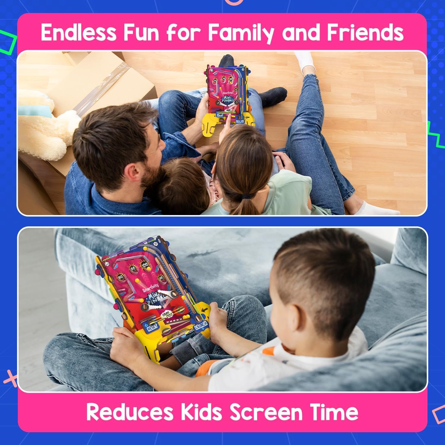 Smartivity Mini Pinball Game for Kids Ages 6-7-8-9-10-11-12 Years | Build Your Own Hand-Held Pinball I Birthday Gift for Boys & Girls | DIY Toy for Kids 6-12 Years Old IScreen Free Play - Image 5