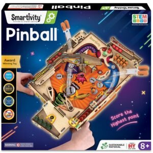 Smartivity Pinball Machine STEM DIY Fun Toy, Educational & Construction based Activity Game Kit for Kids 8 to 14, Best Gift for Boys & Girls, Learn Science Engineering Project