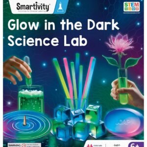 JH01279 (1) Smartivity Glow Magic Science Kit for Kids Ages 6-8-10-12 Years | 20 Amazing Glow in The Dark Science Experiments I Birthday Gifts for Boys & Girls 6,7,8,9,10,11,12, Years Old