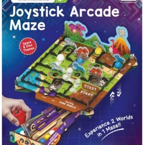 Smartivity Joystick Arcade Maze Toy for Kids 6-14 Years | 2in1 Space & Jungle Theme Adventures I Birthday Gift for Boys & Girls I STEM Educational DIY Science Toys for Kids Ages 6,7,8,9,10,11,12,13,14